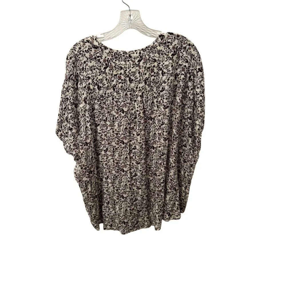 Nordstrom Treasure and Bond women's floral shirt size 3xl - Picture 3 of 3